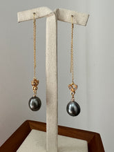 Load image into Gallery viewer, Tahitian Pearls, Bee Charm 14kGF Threaders