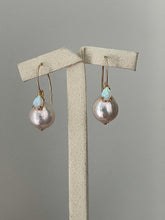 Load image into Gallery viewer, Ivory Pearls &amp; Faux Opal Drops 14kGF Earrings